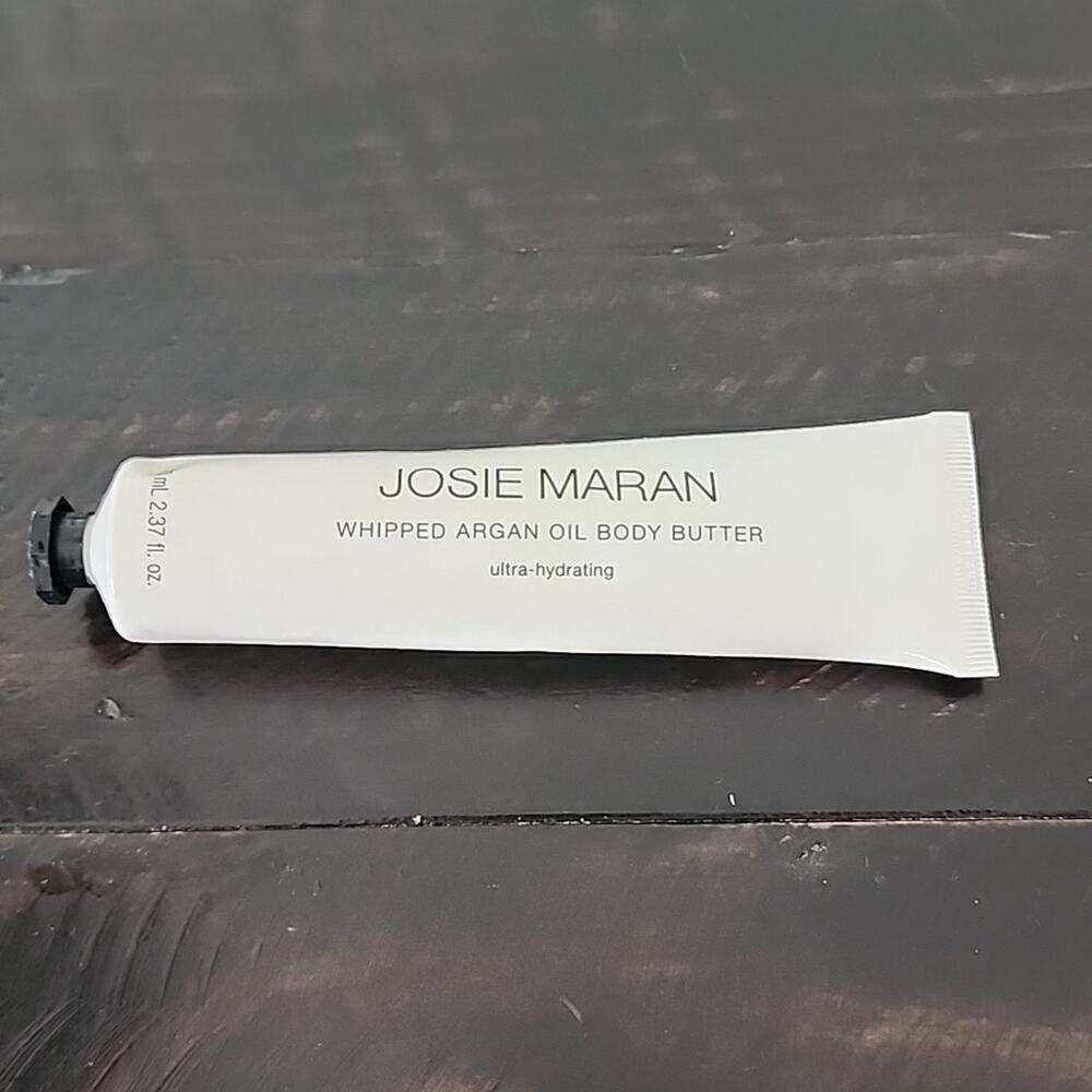 JOSIE MARAN Body Butter Whipped Argan Oil In A Tube Vanilla Bean Travel Size